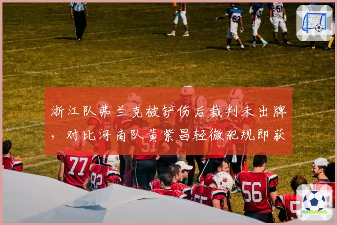浙江队弗兰克被铲伤后裁判未出牌，对比河南队黄紫昌轻微犯规即获黄牌，标准不一引争议