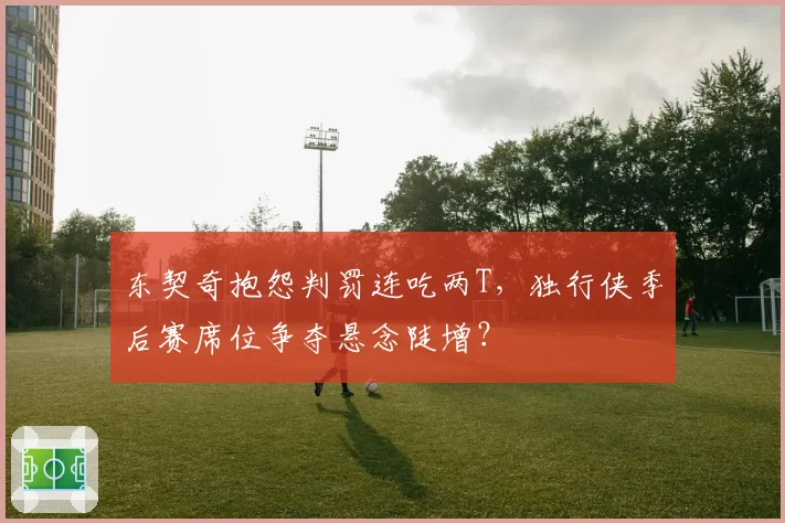 东契奇抱怨判罚连吃两T，独行侠季后赛席位争夺悬念陡增？